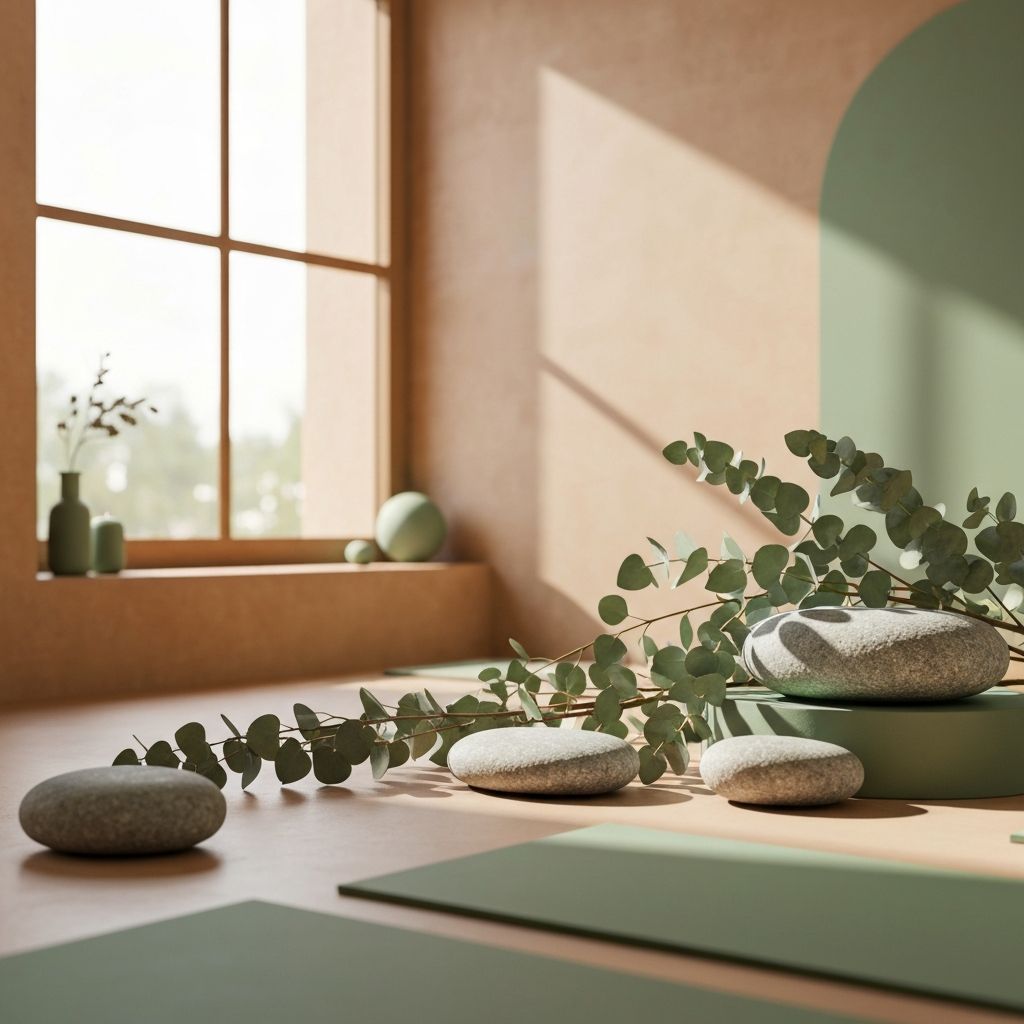 Serene wellness atmosphere